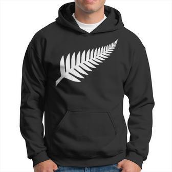 New Zealand Fern Icon Nz Black Proud Kiwi Hoodie - Thegiftio UK