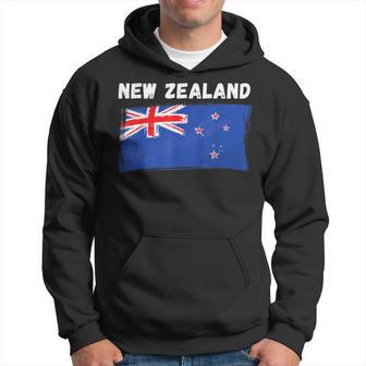 New Zealand Flag Holiday Vintage Grunge New Zealand Flag Hoodie - Thegiftio UK
