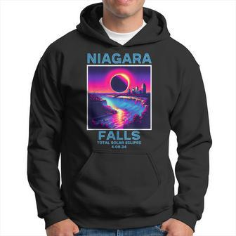 Niagara Falls Total Solar Eclipse 2024 80S New York Canada Hoodie | Mazezy CA