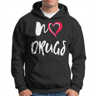 No Drugs Say No To Drugs Red Ribbon Week Hoodie - Monsterry DE