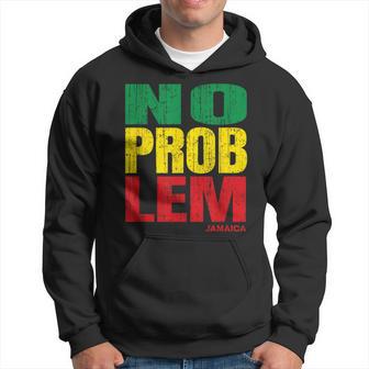 No Problem Retro Jamaica Patois Slang Jamaican Souvenir Hoodie - Monsterry CA