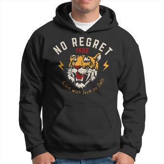 No Regrets Tiger Hoodie - Monsterry