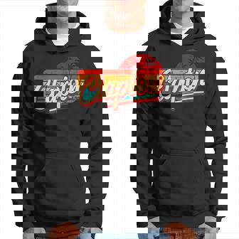 Nom Personnel Clapton Rétrointage Prénom Clapton Sweat à capuche - Cadeauxyz