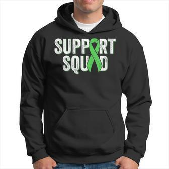 Non-Hodgkins Lymphoma Support Squad Lime Green Awareness Hoodie - Monsterry