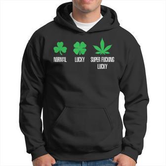 Normal Lucky Super Lucky Weed 420 Hoodie - Monsterry UK