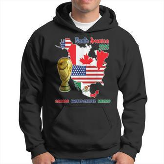 North America 2026 Football Soccer Hoodie - Thegiftio UK