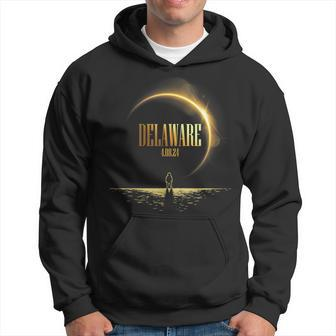 North America Total Solar Eclipse 2024 Delaware Usa Hoodie - Monsterry UK