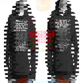 North Pole Correctional Arson Caught Smoking The Mistletoe Hoodie - Thegiftio