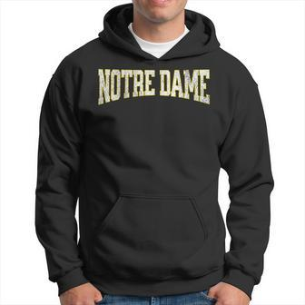 Notre Dame Vintage City Hoodie - Seseable