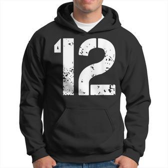 Number 12 Varsity Team 12Th Birthday & Twelve Years Old Hoodie - Monsterry CA