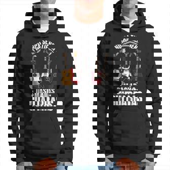 Nunca Se Tienen Suficientes Guitarras Rock Guitarrista Sudadera - Regaloses