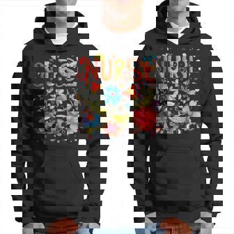 Nurse Easter Health Worker Spring Flowers Rn Hoodie - Thegiftio