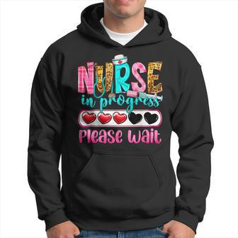 Nurse In Progress Please Wait Nursing School Future Nurses Hoodie - Seseable