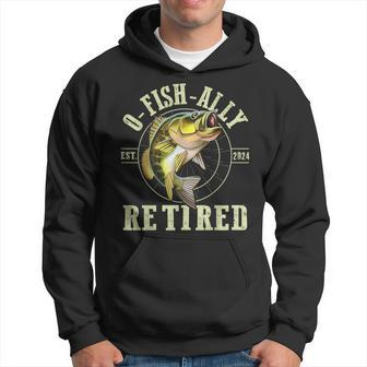 O Fish Ally Retired Since 2024 Fishing Retirement Lovers Hoodie - Monsterry