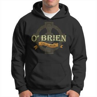 O'brien Irish Surname O'brien Irish Family Name Celtic Cross Hoodie - Seseable