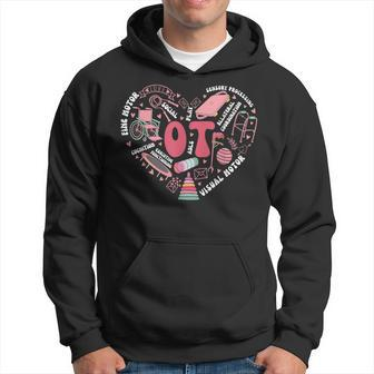 Occupational Therapy Valentines Day Cool Ot Therapist Hoodie | Mazezy