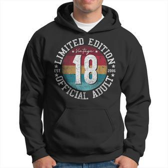 Official Adult 18Th Birthday 18 Year Old Hoodie - Seseable