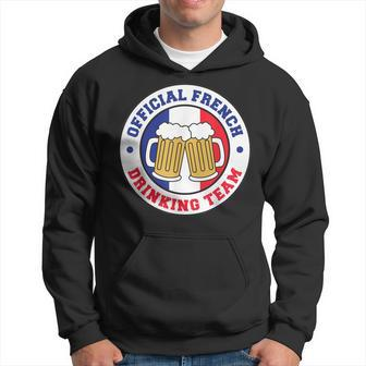 Official French Drinking Team Flag Of France Beer Hoodie - Monsterry
