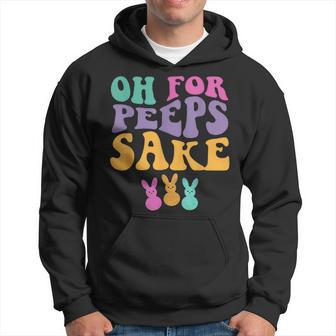 Oh For Bunnies Sake Cute Leopard Bunny Happy Easter Day 2024 Hoodie - Seseable