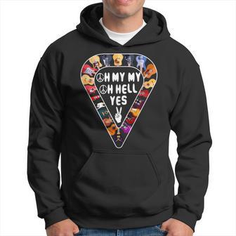 Oh My My Oh Hell Yes Retro Petty Guitar Music Lover Hoodie - Monsterry