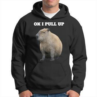 Ok Ich Ziehhe Capybara Hoch Hoodie - Seseable