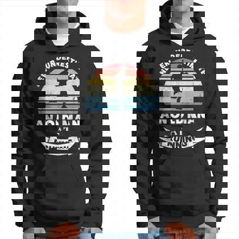 Old Man At Running Runner Dad Hoodie - Thegiftio