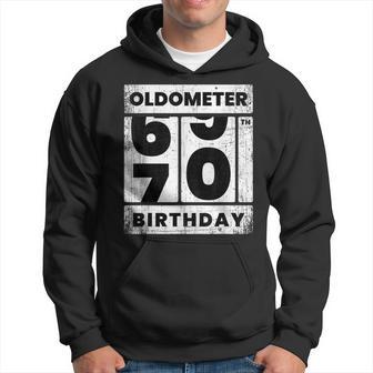 Oldometer Odometer Seventy Th Birthday 70 Yrs Hoodie - Monsterry AU