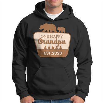 One Happy Grandpa Happy Camper Matching Familybirthday Hoodie - Thegiftio UK