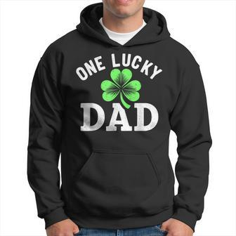 One Lucky Dad Father Irish St Patrick's Day Hoodie - Seseable
