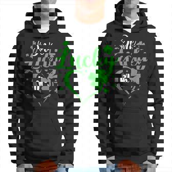 One Lucky Mr Engagement Wedding Groom Couple Matching Hoodie - Thegiftio UK