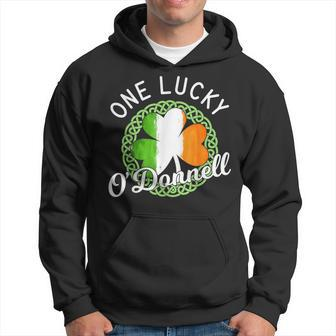 One Lucky O'donnell Irish Family Name Hoodie - Seseable