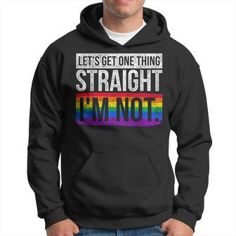 Lets Get One Thing Straight Im Not Lgbt Hoodie - Monsterry CA