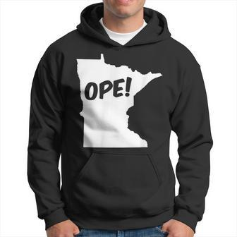 Ope Minnesota State Outline Silhouette Wholesome Hoodie - Monsterry UK