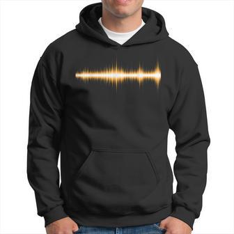 Orange Audio Waveform T Audio Engineer Hoodie - Monsterry DE