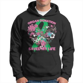 Organ Donation Saved My Life Green Ribbon Transplant Life Hoodie - Monsterry CA