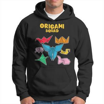 Origami Squad Paper Folding Japanese Hoodie - Monsterry
