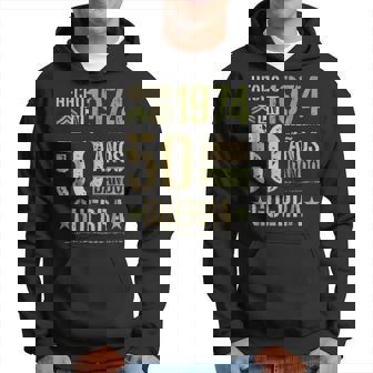 Original 50 Cumpleañosintage Hecho 1974 Guerra Perfecto Sudadera - Regaloses
