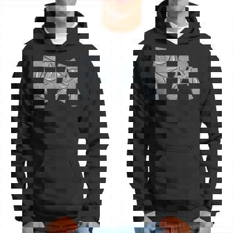 Pa Pops Fathers Day 2024 Dad Tape Style Hoodie | Seseable UK