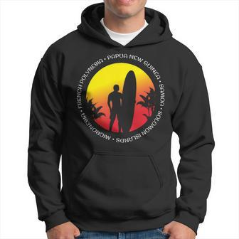 Pacific Ocean Surf South Surfer Hoodie | Mazezy