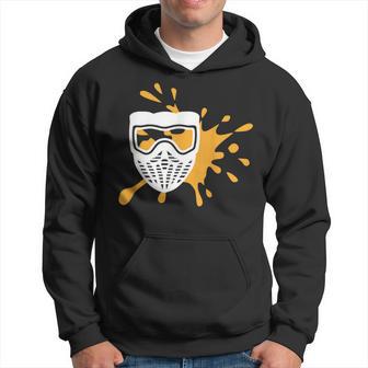 Paintball Mask Color Splatter Hoodie - Thegiftio UK