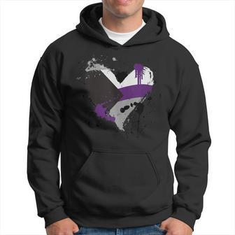 Paintsplash Demisexuality Heart Demisexual Pride Flag Hoodie - Monsterry AU