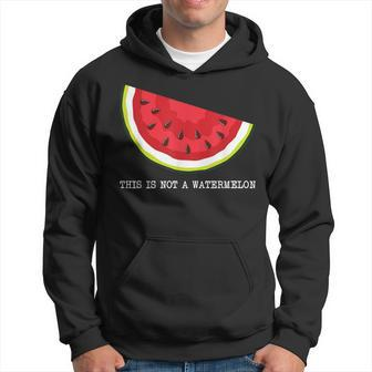 Palestinian This Is Not A Watermelon Palestine Collection Hoodie - Thegiftio UK