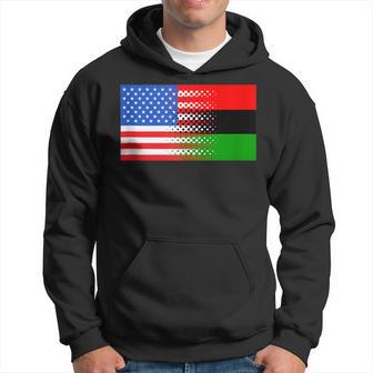 Pan African Flag Afro-American Usa Unia Flag Hoodie - Monsterry UK