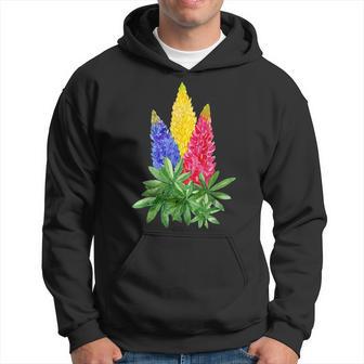 Pansexual Flowers Subtle Pan Queer Pride Month Lgbtq Hoodie - Monsterry