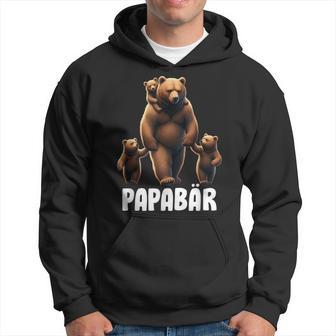 Papa Bärater 3 Kinder Papa Familienatertag Kapuzenpullover - Geschenkecke