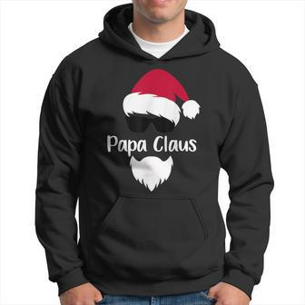 Papa Claus Christmas Santa Costume Matching Family Xmas Hoodie - Monsterry