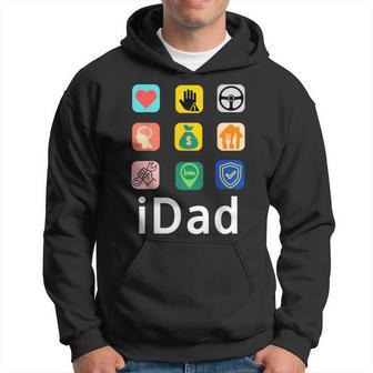 Papa I Dad Als Lustige Appatertag Kapuzenpullover - Geschenkecke