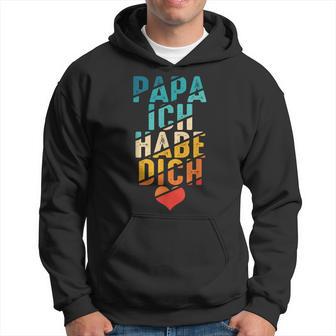 Papa Ich Habe Dich Liebe Father Family Bester Papa Kapuzenpullover - Geschenkecke