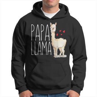 Papa Lama Lustig Passende Familie Stamm Papa Opa Kapuzenpullover - Geschenkecke