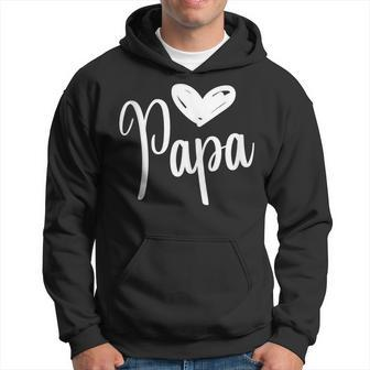 Papa Liebe The Dad Father's Day Motif Day Daddy The Father Hoodie - Thegiftio UK